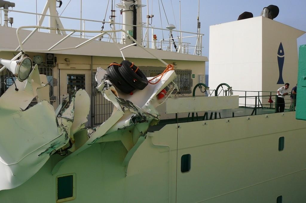 Collision damage